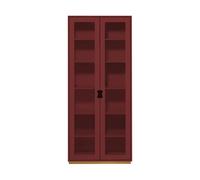 Asplund Vitrine haute Snö F Brown red. profondeur : 30 cm