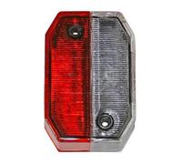 Aspöck 1 vitre lumineuse Flexipoint 1 rouge/blanc - Verre de rechange - 18-8165-037