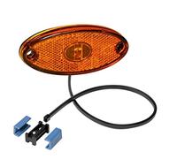 Aspöck 31-2309-027 Feux de position latéraux Flatpoint 2 LED Jaune Câble de 0,5 m