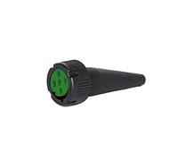 ASPÖCK Connecteur à baïonnette 5 Broches Vert Droit 12V kit Complet avec Joint Broches Chape et écrou pièce de Remplacement pour Faisceau déclairage pour remorque Camion