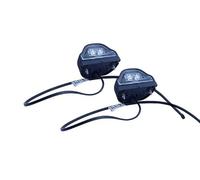 Aspöck Éclaireur de plaque LED Regpoint avec câble 0,8m et boîtier plastique lampe dimmatriculation arrière à montage simple et remplacement rapide pour remorque caravane