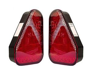 Aspöck Ensemble de Feux arrière Multifonctions Earpoint LED 8 Broches Gauche et Droite