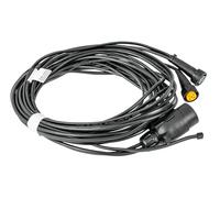 ASPÖCK Faisceau électrique 4,5m 12V prise 7 broches 2 baïonnettes 5 broches section 0,75mm2 câblage de feux arrière à connexion fiable pour remorque et voiture auto