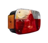 Aspöck Feu arrière Multipoint III gauche 7 fonctions avec ampoules 12-24V bloc optique complet déclairage arrière de chantier et transport pour remorque bus dépanneuse