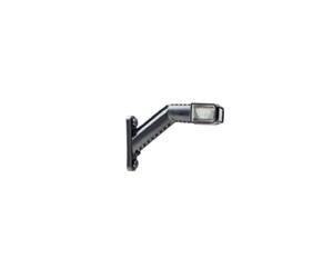 Aspöck Feu de Position Droit LED SUPERPOINT IV 12/24 V | Bras en caoutchouc robuste, câble de 1 m. Idéal pour remorques, camions et engins agricoles sous tension 12/24 V.