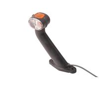 Aspöck Superpoint 2 - Gauche - Blanc/Orange/Rouge - 1 mètre de câble Plat