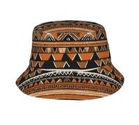 ASPOIJHN Chapeau bob pour adulte (tissu de boue africain) - Chapeau de soleil d'extérieur pour homme et femme - Noir, Noir , taille unique