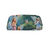 ASPOIJHN Lake Fairy Trousse polyvalente en cuir pour l'école, le bureau, la papeterie, les cosmétiques, les pièces de monnaie, Argenté., Taille unique, Étui à cravate