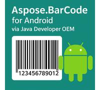 Aspose.BarCode for Android via Java Developer OEM