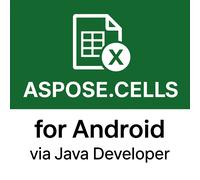 Aspose.Cells for Android via Java Developer