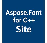 Aspose.Font for C++ Site