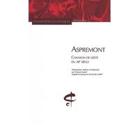 Aspremont - François Suard - Honore Champion Eds - broché - Roman