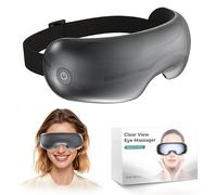Aspria® Appareil de massage oculaire chauffant - fenêtre visible, Eyecloud Vision air comprimé et musique Bluetooth, soulage fatigue et sécheresse oculaires, cadeau pour femmes et hommes