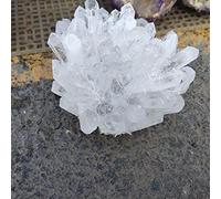 ASPROD Cadeau for la Famille Cristal Blanc Naturel Druse Quartz Vug Cluster Nunatak Décoration Reiki Pierre Colonne Point Lucky Stone Pierres brutes et minéraux (Size : 500-550)