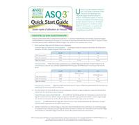 ASQ-3 Quick Start Guide in French: Fold-Out Book