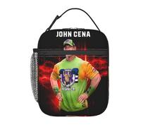 AsqLdQM John Boxer Cena Sac à déjeuner isotherme portable de grande capacité, sac fourre-tout avec fermeture éclair, poche filet 25,4 x 10,2 x 20,3 cm (L x l x H) pour l'école, le travail, le camping