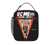 AsqLdQM John Boxer Cena Sac à déjeuner isotherme portable de grande capacité, sac fourre-tout avec fermeture éclair, poche filet 25,4 x 10,2 x 20,3 cm (L x l x H) pour l'école, le travail, le camping