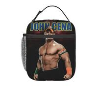 AsqLdQM John Boxer Cena Sac à déjeuner isotherme portable de grande capacité, sac fourre-tout avec fermeture éclair, poche filet 25,4 x 10,2 x 20,3 cm (L x l x H) pour l'école, le travail, le camping