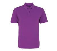 Asquith & Fox Asquith and Fox Men's Polo, Violet (Orchid 000), Medium Homme