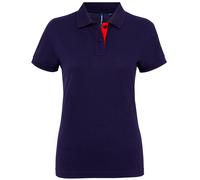 Asquith & Fox - Polo contrasté manches courtes - Femme (RW5353)