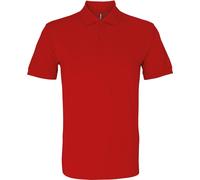 Asquith & Fox - Polo, Coton issu de l'agriculture biologique pour homme RW7698 (2XL) (Rouge cerise)