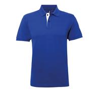 Asquith & Fox polo de contraste classique homme aq012 - top smart/casual