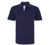 Asquith & Fox polo de contraste classique homme aq012 - top smart/casual