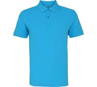 Asquith & Fox - Polo en coton issu de l'agriculture biologique pour homme RW7698 (XL) (Turquoise)