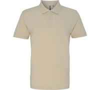 Asquith & Fox Polo pour homme, manches courtes RW3471 (L) (Nature)