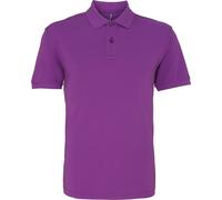Asquith & Fox Polo pour homme, manches courtes RW3471 (L) (Orchidée)