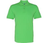 Asquith & Fox Polo pour homme, manches courtes RW3471 (S) (Citron vert)