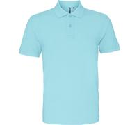 Asquith & Fox Polo pour homme, manches courtes RW3471 (S) (Océan clair)