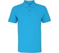 Asquith & Fox Polo pour homme, manches courtes RW3471 (S) (Turquoise)