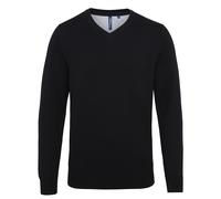 Asquith & Fox Pull en coton en col v pour homme aq042 - smart sauteur