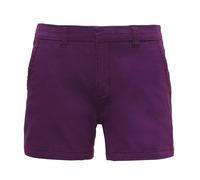 Asquith & Fox short chino femme aq061 - coupe classique style uni
