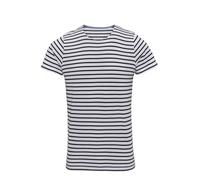 Asquith & fox - T-shirt rayé à manches courtes - Homme (RW6029)