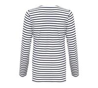 Asquith & Fox tee mariniere côtière à manches longues - t-shirt en coton rayé