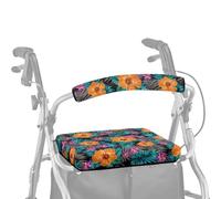 ASQVTIFE Animal World Walkers pour personnes âgées avec housses de siège, housse de siège déambulateur avec accoudoirs, housse anti-poussière douce pour personnes âgées en vie assistée, accessoires
