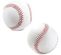 ASQzhuLIWing 2 pièces de Baseball Standard de 9 Pouces Une Balle Souple et Une Balle Dure adaptées à l'entraînement et aux compétitions Un Excellent Cadeau pour Cadeau d'anniversaire