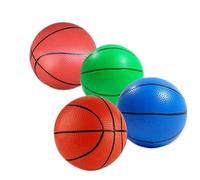 ASQzhuLIWing Ensemble de 4 Mini-Baskets gonflables en Caoutchouc Souple de 12,7 cm, Un Petit Ballon Anti-Stress Portable, idéal pour Les piscines et Les espaces intérieurs et extérieurs