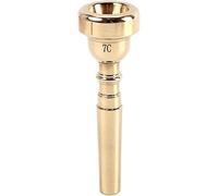 ASQzhuLIWing Trompette à embouchure 7C, instrument de performance universel, type doré, accessoires de performance, adapté aux débutants et aux joueurs professionnels, groupe scolaire