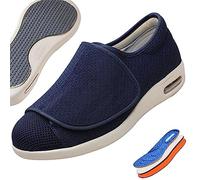 ASRJ Chaussures de largeur extra larges, chaussures orthopédiques diabétiques pour femmes et hommes, pantoufles gonflées pour œdème réglables pour pantoufles diabétiques unisexes âgées