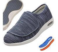 ASRJ Chaussures de largeur extra larges, chaussures orthopédiques diabétiques pour femmes et hommes, pantoufles gonflées pour œdème réglables pour pantoufles diabétiques unisexes âgées