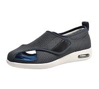 ASRJ Pantoufles diabétiques pour hommes extra larges réglables pour œdème gonflé baskets de marche pour personnes âgées arthrite œdème pouce valgus chaussures