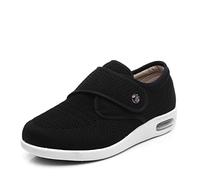ASRJ Pantoufles diabétiques pour hommes extra larges réglables pour œdème gonflé baskets de marche pour personnes âgées arthrite œdème pouce valgus chaussures