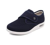 ASRJ Pantoufles larges en mousse à mémoire de forme pour femmes diabétiques, chaussures de marche orthopédiques pour diabétiques, chaussures de marche confortables en plein air