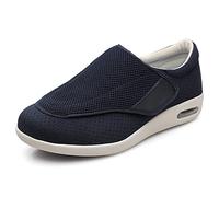 ASRJ Pantoufles pour diabétiques en Mousse à mémoire de Forme pour Femmes souffrant d'arthrite, œdème réglable Sandales légères Extra Larges Chaussures d'hôpital Respirantes