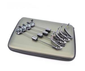 AsrMyjcx 4 Pièces Accessoire Indicateur Pêche Visuel Accessoire Indicateur avec Coffret Facile à Fixer pour Pêcheurs