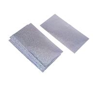 AsrMyjcx 5 Pièces Bande Leurres de Pêche Autocollante Holographique Film Réfléchissant Papier Écailles Étanche Adapté pour Bricolage Matériel Pêche Loisirs, Argent 2, comme décrit