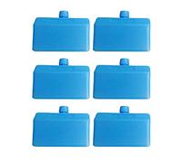 AsrMyjcx 6 Pièces Bloc Réfrigérant pour Sac Isotherme avec Design Étanche Pack de Briques Glacées Portable pour Glacière Blocs Freezer Réutilisables et Faciles, 7.5cmx9.5cmx6.5cm